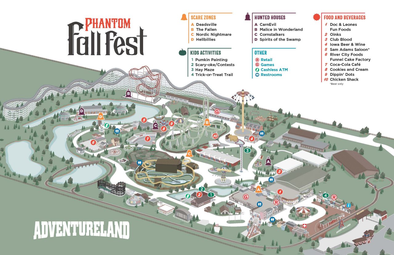 Park Map Adventureland Resort