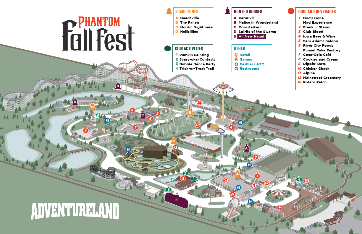 2024 Phantom Fall Fest Map