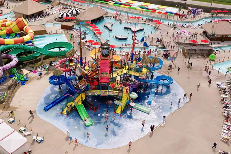 Sky view of Adventure Bay