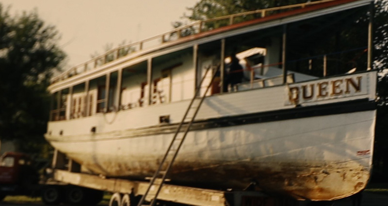 Queen Riverboat on Trailer