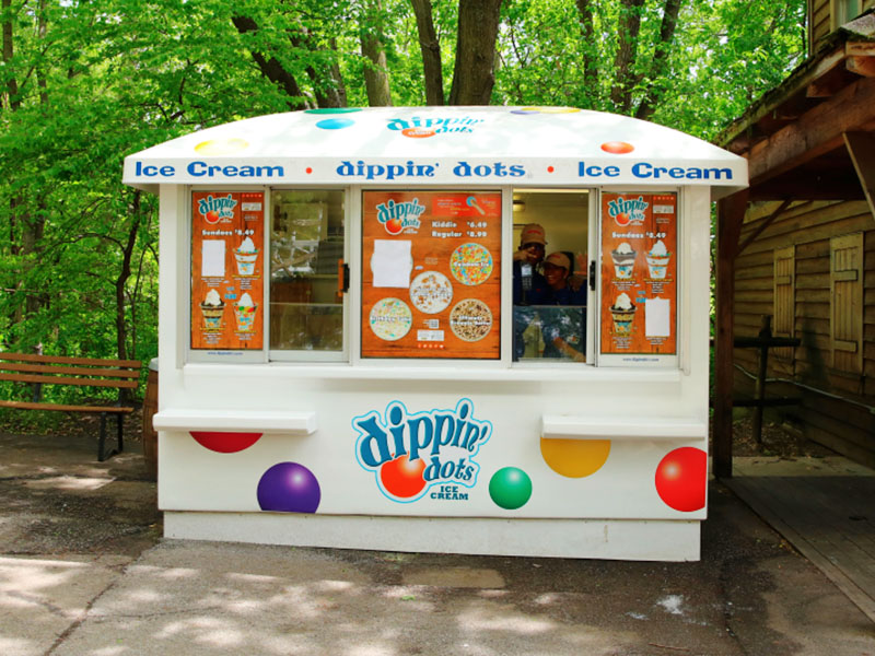 Cedar Point Dippin' Dots Stands - CP Food Blog