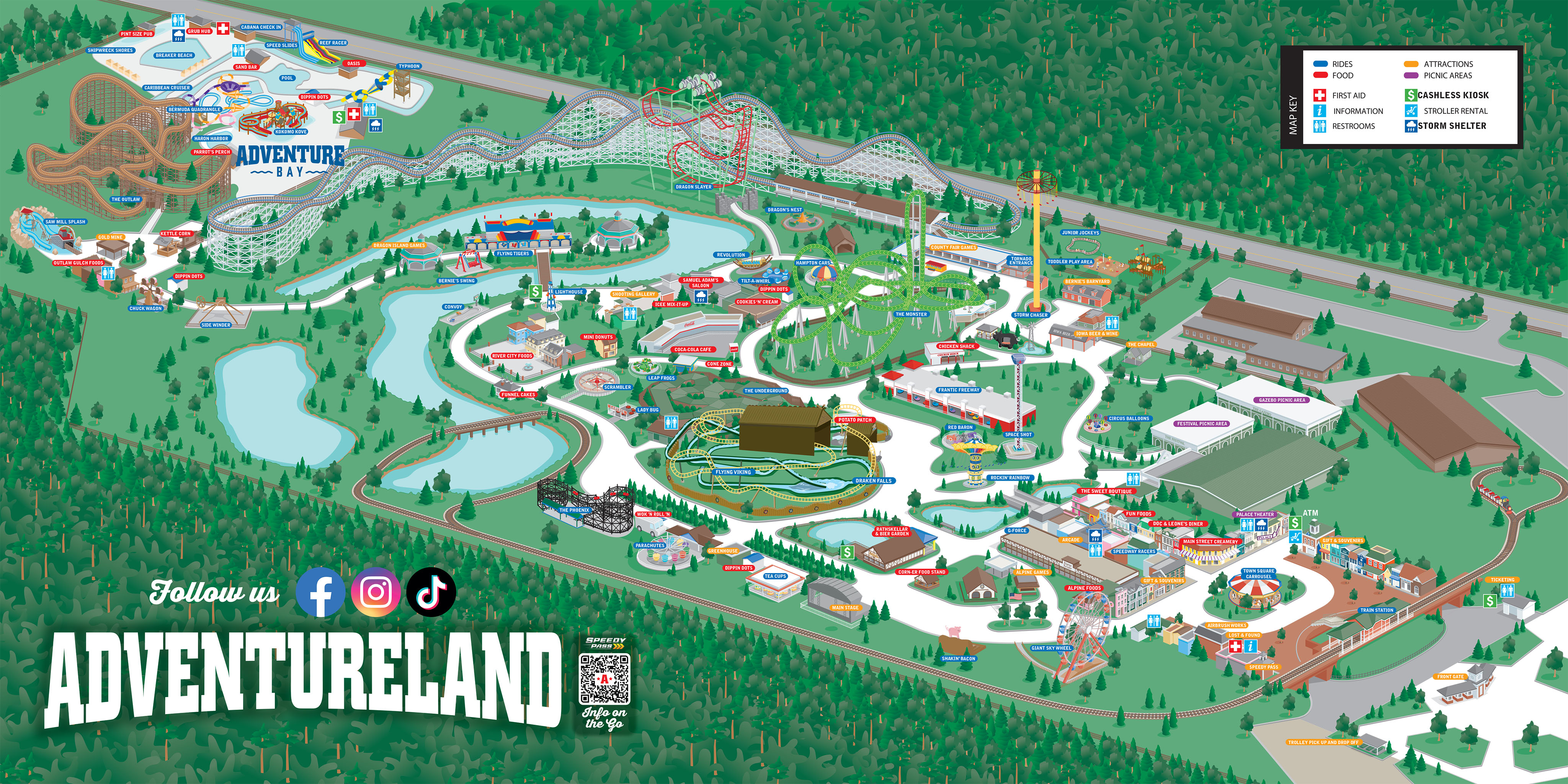 Adventureland Park Map 2025 Zelda Siusan